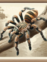 Poecilotheria striata - Mysore Ornamental